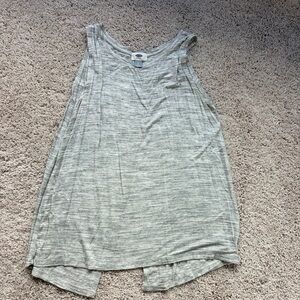 Luxe Gray Open Back Women's Tanktop